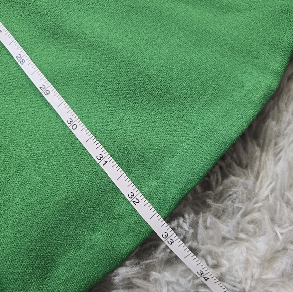 VNTG Handmade Green Collared Button Down Dress STUNNING Floral Detail - Picture 13 of 13